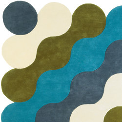 Vagues de la Mer | Colour multicoloured | Now Carpets