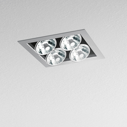 Java 180 4 Lamps square | Recessed ceiling lights | Artemide Architectural
