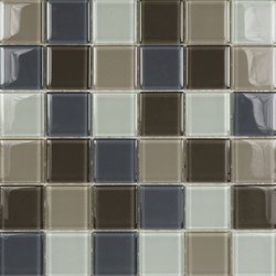 Glacier Mix Cremas 5x5 | Glass mosaics | Porcelanosa