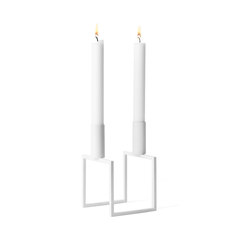 Kubus Line, White | Candlesticks / Candleholder | Audo Copenhagen