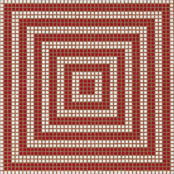 Wengé Rosso mosaic