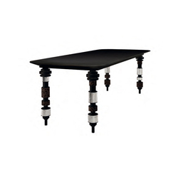 Engine black table | Dining tables | Bisazza