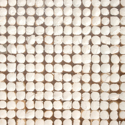 Cocomosaic tiles white patina 02-33 | Coconut flooring | Cocomosaic