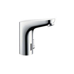 hansgrohe Focus Mezclador electrónico de lavabo con pila 6V y regulación de temperatura manual | Wash basin taps | Hansgrohe