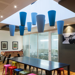 Abso acoustic cones | Sound absorbing objects | Texaa®