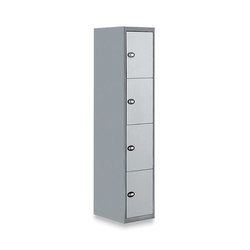 Trendline Silver | Locker with 4 places | Storage | Dieffebi
