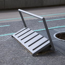 velo | One-sided bicycle stand with bar | Bicycle parking systems | mmcité