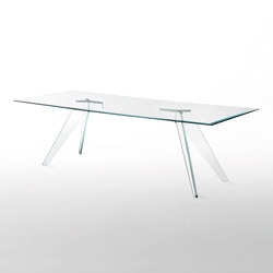 Alister | Tabletop rectangular | Glas Italia