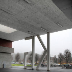 Troldtekt | Applications | KKG Schule Kristiansand | Acoustic ceiling systems | Troldtekt