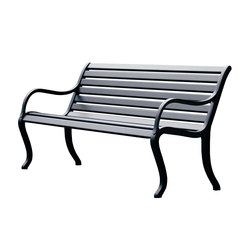 Omnia Selection - Oasi bench | with armrests | Fast