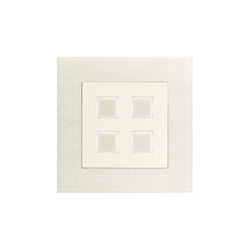 EDIZIOdue elegance arctic and marble white | Push-button switches | Feller