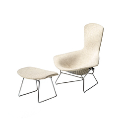 Bertoia high back ottoman | Poltrone | Knoll International