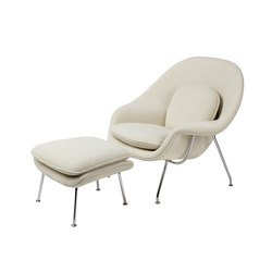 Saarinen Poltrona & Poggiapiedi Womb | Armchairs | Knoll International