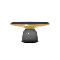 Bell Coffee Table brass-glass-grey |  | ClassiCon
