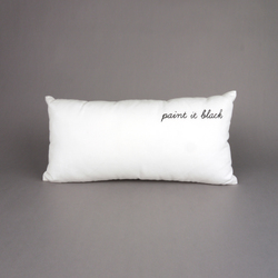 Sing a song cushion Paint it Black | Home textiles | Chiccham