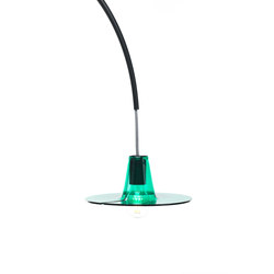 Jupe | diffusore piatto verde | Suspended lights | Skitsch by Hub Design