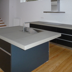 Küchenarbeitsplatte aus Beton | Concrete panels | OGGI Beton