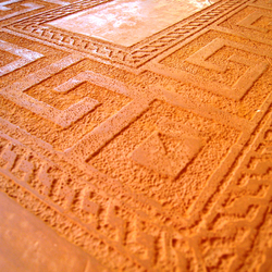 Oberfläche | Colour orange | Stucco Pompeji
