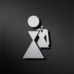Piktogramm Garderobe Damen | Symbols / Signs | PHOS Design