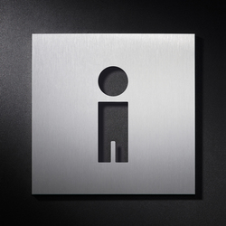 Hinweisschild WC Jungen | Symbols / Signs | PHOS Design