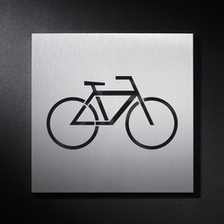 Plaza de aparcamiento para bicicletas, señal de sótano para bicicletas | Pictogramas | PHOS Design