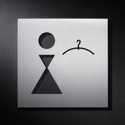 Hinweisschild Damen Umkleide | Symbols / Signs | PHOS Design