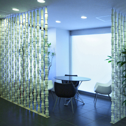 Bamboo screen in-situ | Space partition | Kenzan