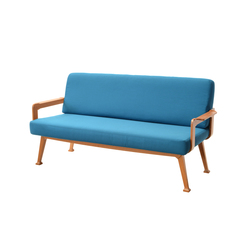 Teakwood sofa | with armrests | Gaffuri