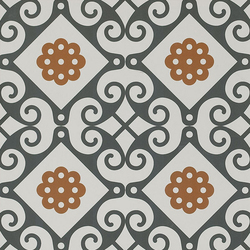 Frame Majolica Floor Tile