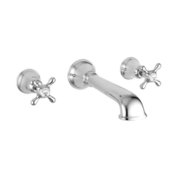 Backloading Bath Tap with Mull Heads | Bath taps | Drummonds