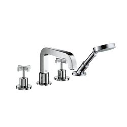 AXOR Citterio 4-Hole Tile Mounted Bath Mixer with cross handles DN15 | Bath taps | AXOR