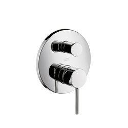 AXOR Starck Single Lever Bath Mixer for concealed installation with integrated security combination according to EN1717 |  | AXOR