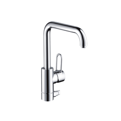 AXOR Uno Single Lever Kitchen Mixer with integrated shut-off valve DN15 |  | AXOR