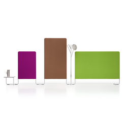 LINKED Configuration with coat rack & table | Pareti mobili | Girsberger