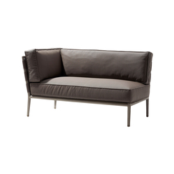 Conic 2-seater sofa left module | Sofas | Cane-line