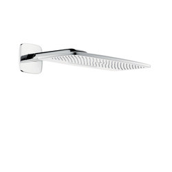 hansgrohe Raindance E 420 Air 2jet overhead shower with shower arm 385 mm | Shower controls | Hansgrohe
