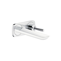 hansgrohe Single lever basin mixer for concealed installation with spout 165 mm wall-mounted | Wash basin taps | Hansgrohe