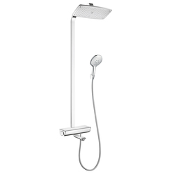 hansgrohe Raindance Select E 360 1jet Showerpipe for bath tub | Bath taps | Hansgrohe