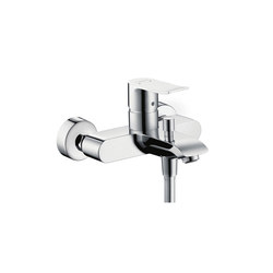 hansgrohe Metris Single lever bath mixer for exposed installation | Bath taps | Hansgrohe