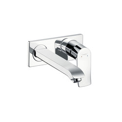 hansgrohe Metris Single lever basin mixer for concealed installation with spout 225 mm wall-mounted | Wash basin taps | Hansgrohe