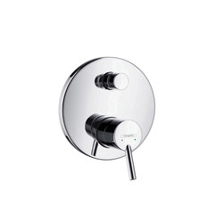 hansgrohe Talis S Single lever bath mixer for concealed installation with integrated security combination according to EN1717 | Bath taps | Hansgrohe
