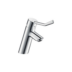 hansgrohe Talis Single lever basin mixer 80 with pop-up waste set and extra long handle | Wash basin taps | Hansgrohe