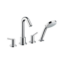 hansgrohe Set de finition Talis S² Mélangeur 4 trous pour montage sur bord de baignoire | Robinetterie pour baignoire | Hansgrohe