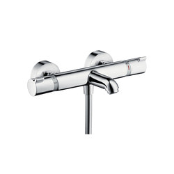 hansgrohe Ecostat Comfort thermostatic bath mixer for exposed installation | Shower controls | Hansgrohe