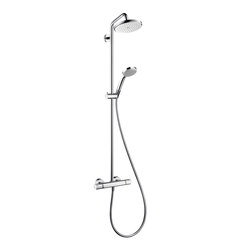 hansgrohe Croma 220 Air 1jet Showerpipe EcoSmart 9 l/min | Shower controls | Hansgrohe