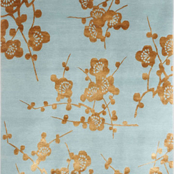 Spray Seablue and Gold | Rugs | Emma Gardner Design