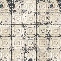 Brooklyn Tins Wallpaper TIN-01 | Pattern plants / flowers | NLXL