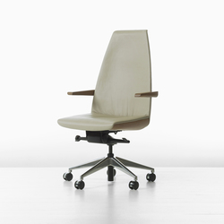 Clamshell Conference Highback Armchair | Chairs | Geiger