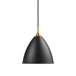 Bestlite BL9 M Pendant | Charcoal Black/Brass | Suspended lights | GUBI