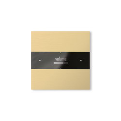 Deseo intelligent thermostat - brushed brass | KNX-Systems | Basalte